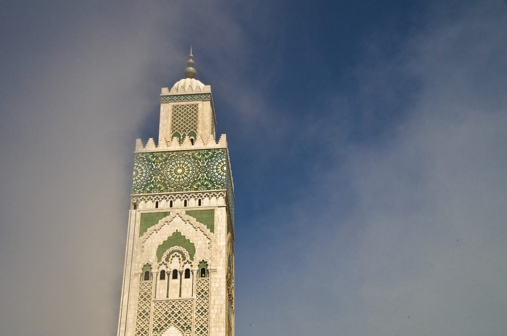 Casablanca map roads art