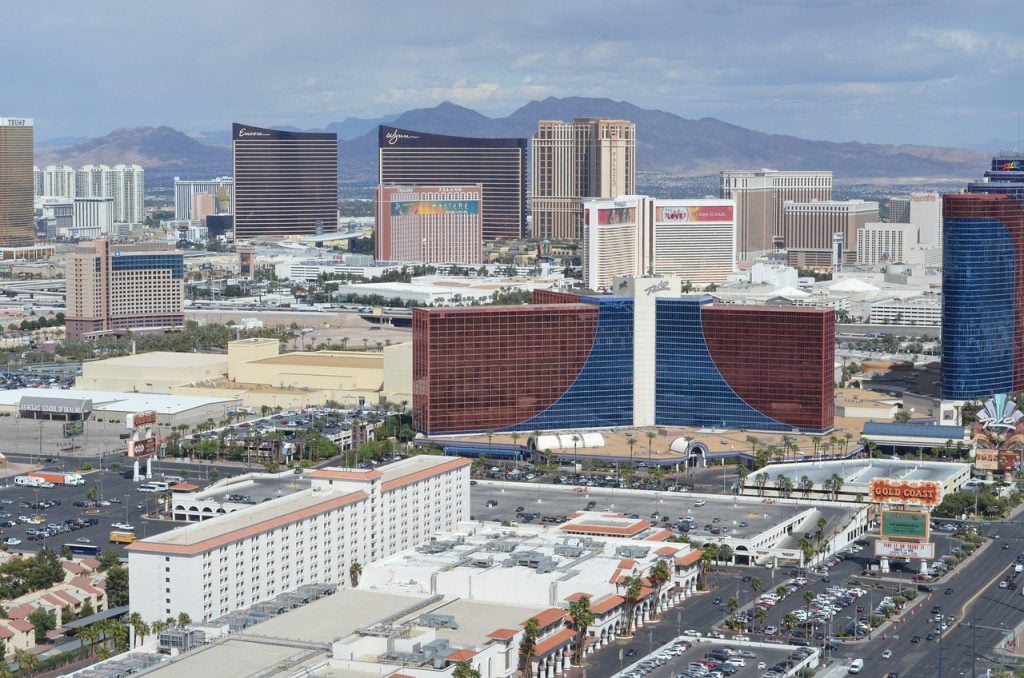 Las Vegas map roads art