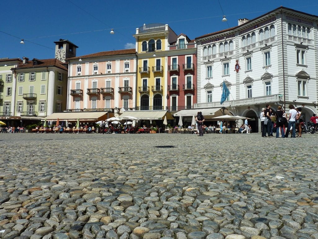 Locarno map roads art