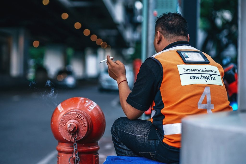 Bangkok map roads art