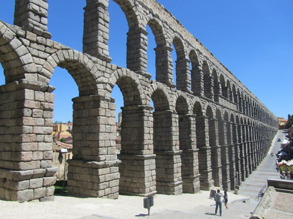 Segovia map roads art