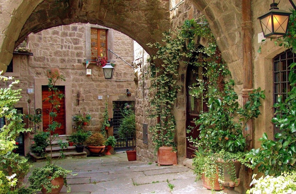 Viterbo map roads art
