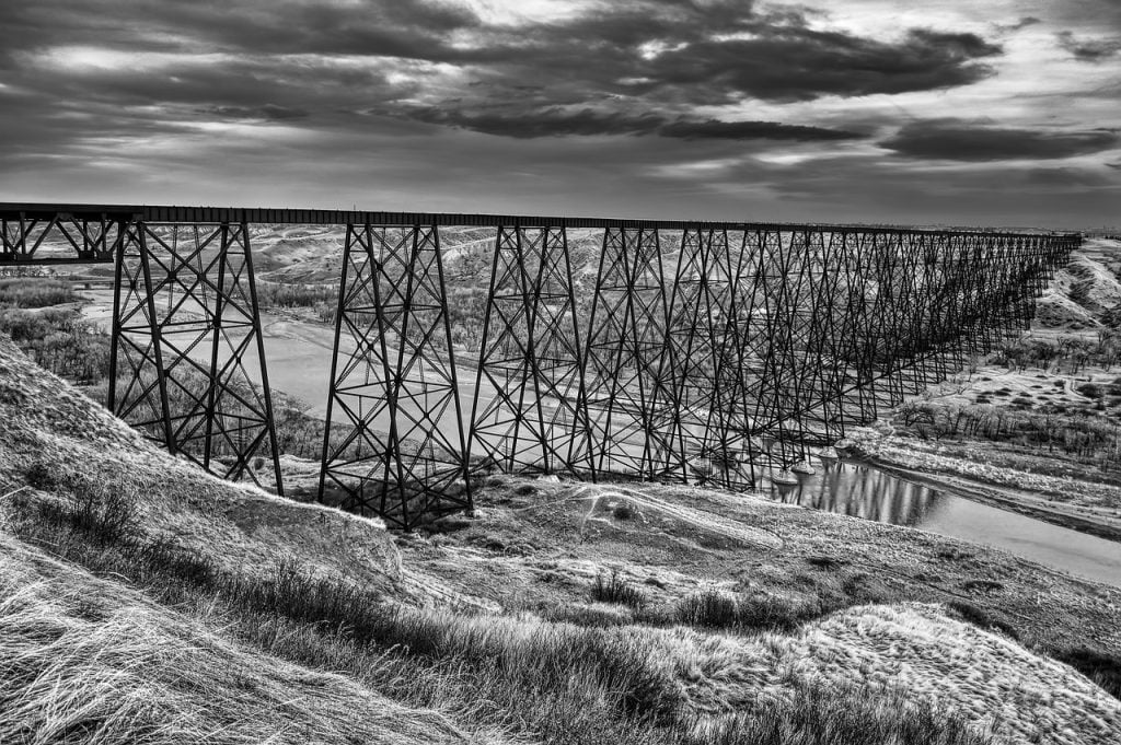 Lethbridge map roads art