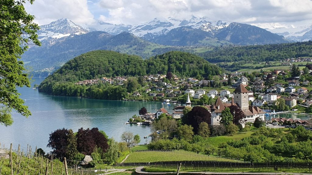 Thun map roads art