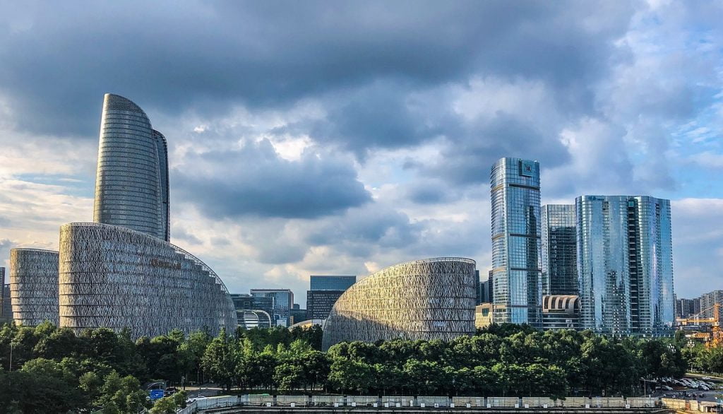 Chengdu map roads art