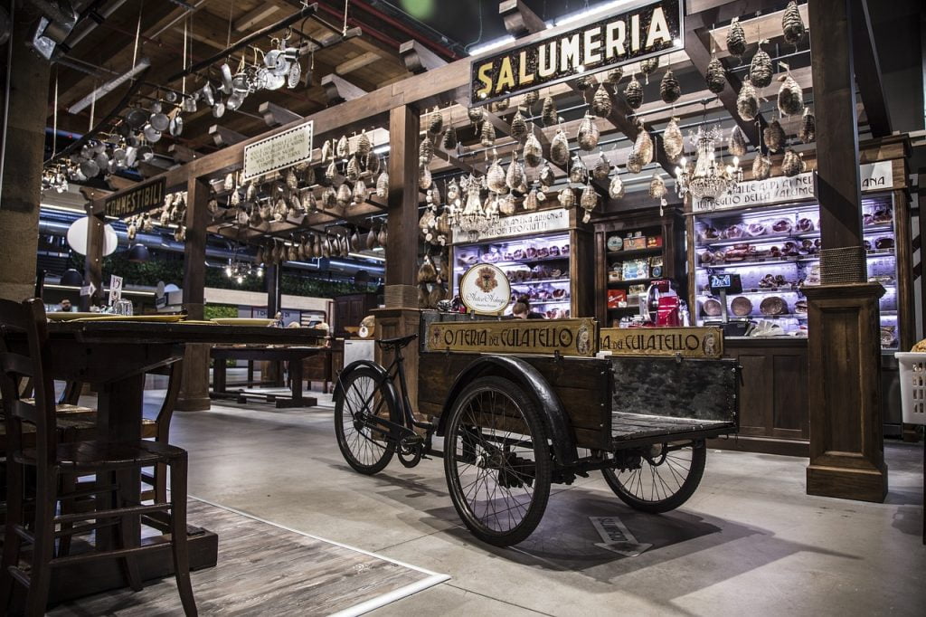 Reggio Emilia map roads art