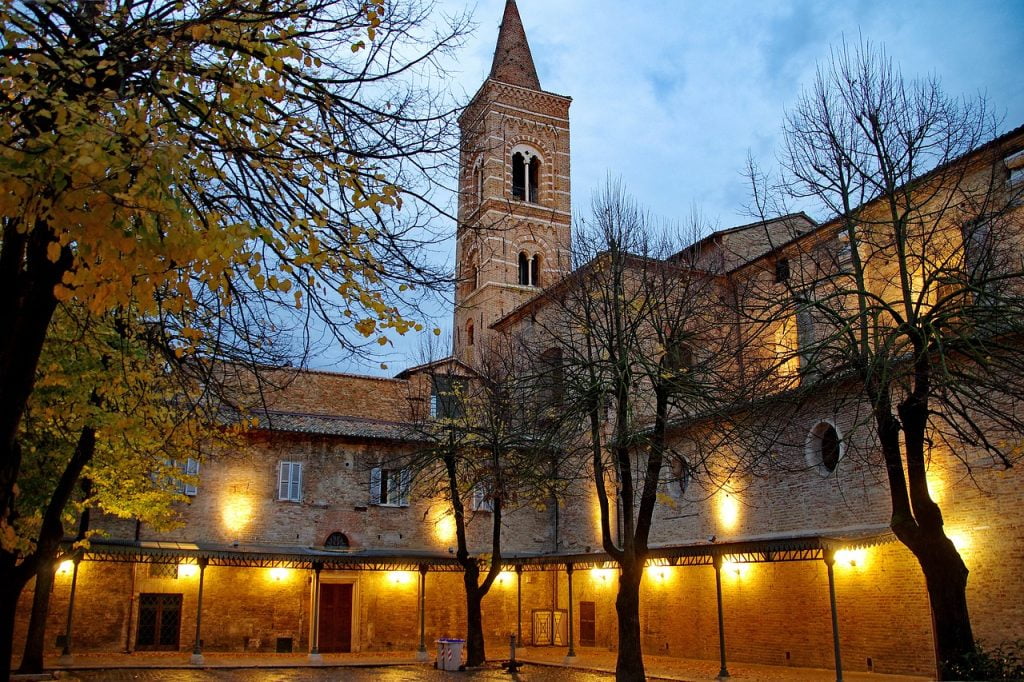 Pesaro map roads art