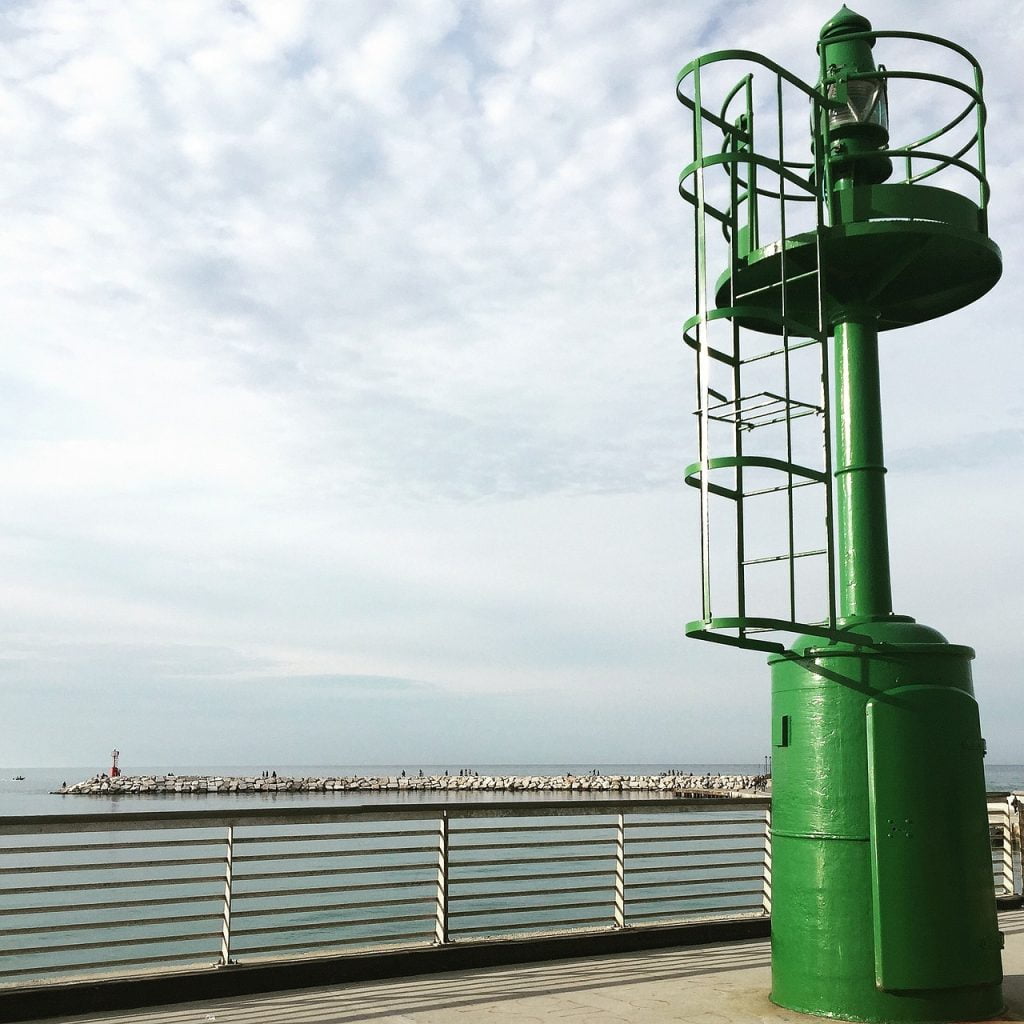 Rimini map roads art