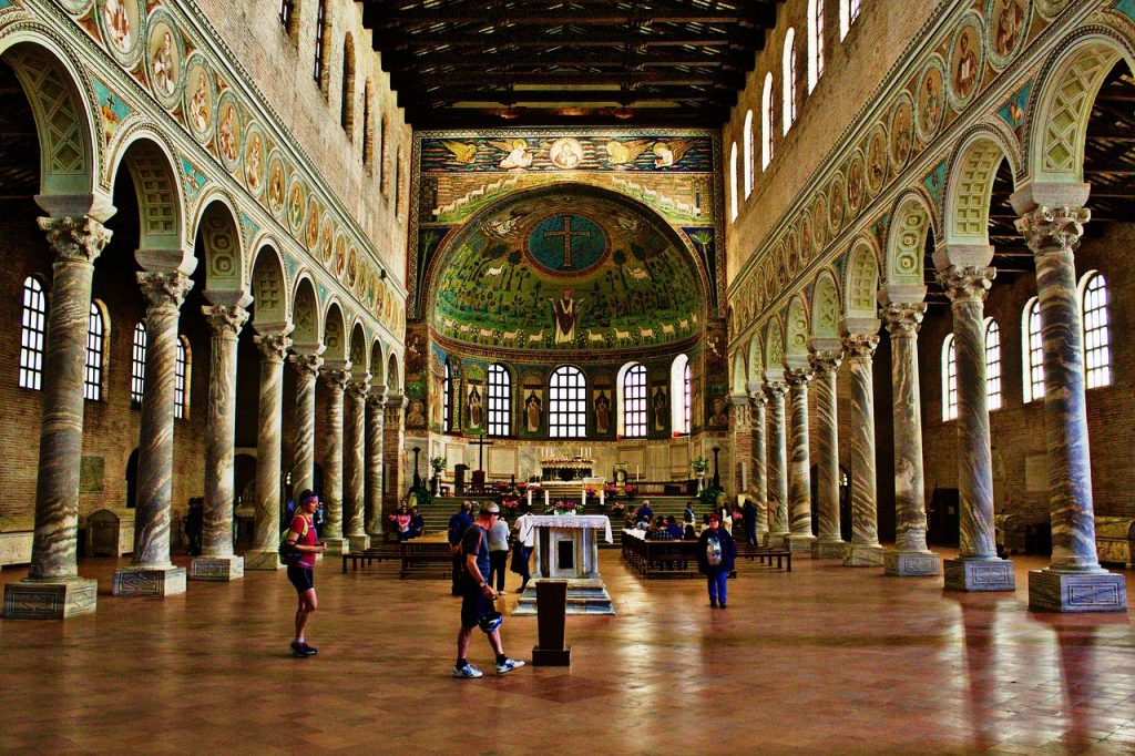 Ravenna map roads art